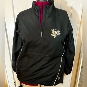 CCM Reebok NHL Pittsburgh Penguins Quarter Zip Jacket